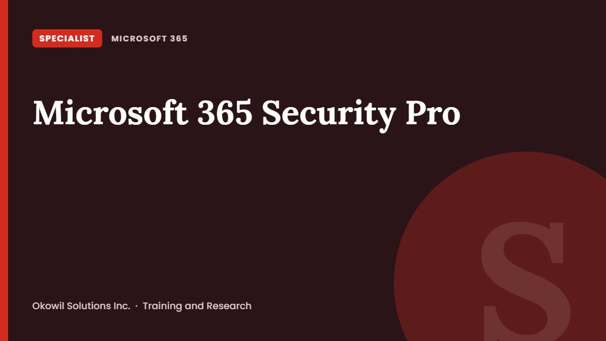 Microsoft 365 Security Pro